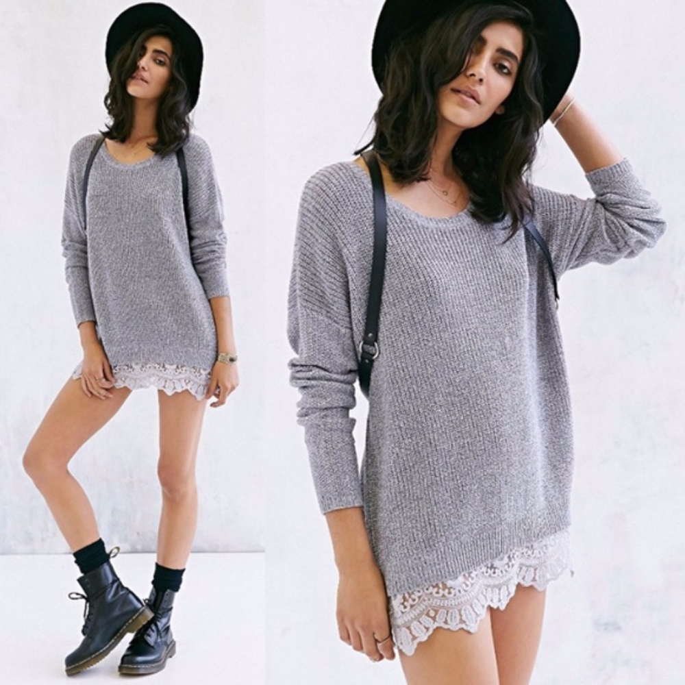 Pins And Needles Urban Outfitters Lace Sweater
